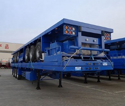 Manufacturer 20ft/40ft transport platform semi trailer trucks