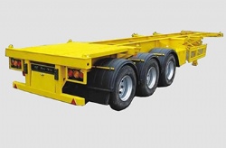 Factory Price 40ft 3axle container skeleton semi trailer
