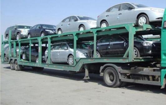 2 Axles Car Carrier Transport Truck Trailer for Sale