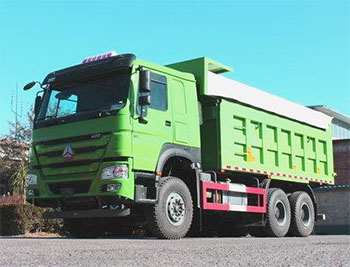 howo dump truck equipped with 400hp national 6 Weichai Engine