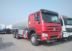 HOWO 6x4 25m3 oil tanker truck