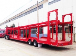 2 Axles Car Carrier Transport Truck Trailer for Sale