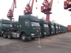 Sinotruk angola tractor towing truck