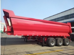 60tons 3 axles tipper semi-trailer