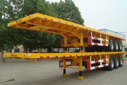 40ft 3 Axles Flatbed Semi Trailer