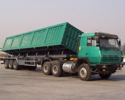 Side Dump Semi trailer 50Ton