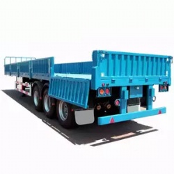 Three Axles Transport Container Detachable Side Wall Semi Trailer